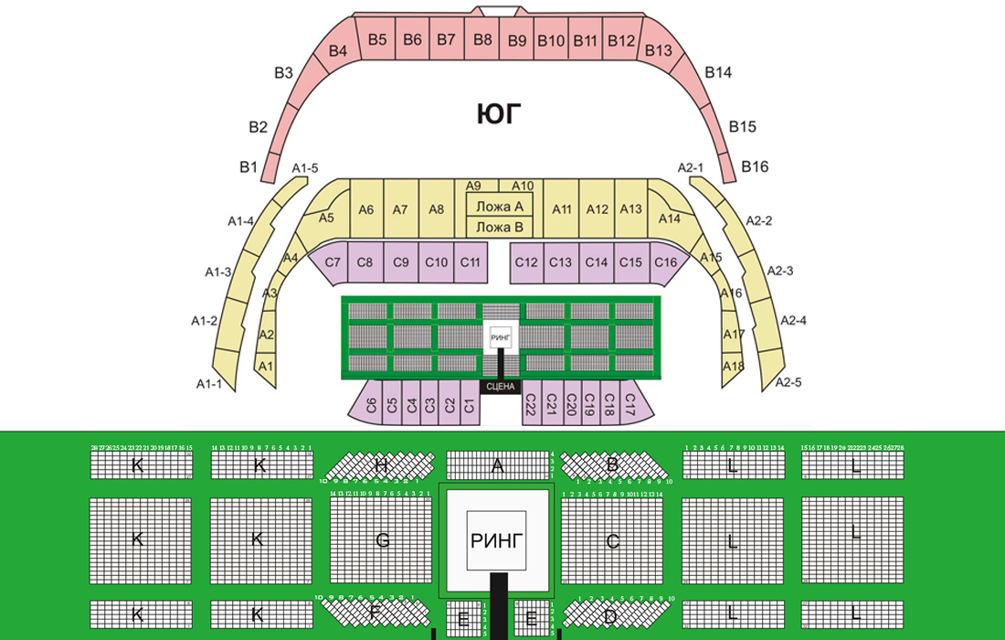 Схема зала олимпийский схема зала с местами
